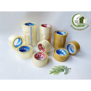 Cuộn băng keo dán 5p, dán hàng, dán thùng - mic 50 siêu dai -  chọn loại