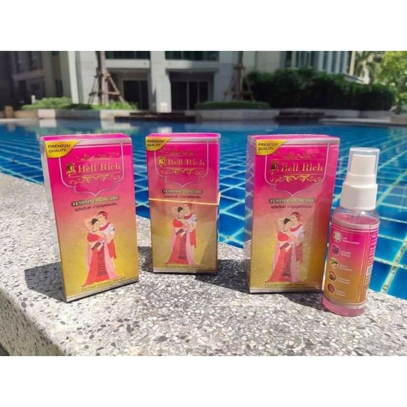 Xịt thơm, se khít và làm hồng vùng kín Bell Rich Ferminine Skincare Thái Lan (50ml)