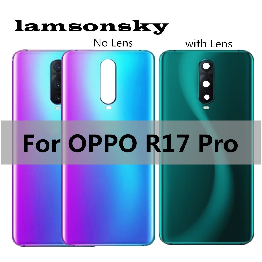 Nắp lưng với ống kính máy ảnh cho OPPO R17 R17 Pro