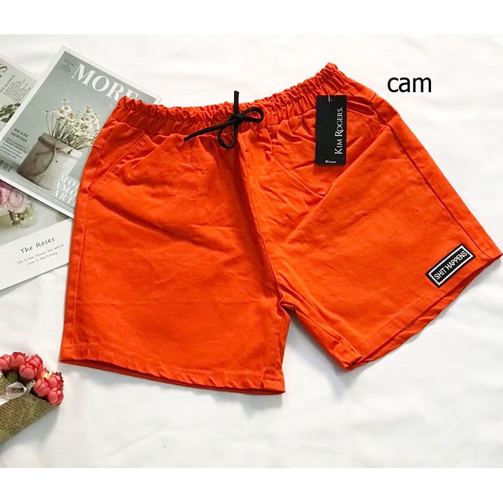 Quần đùi nữ từ 45kg-50kg Quần sọt vải kaki Lưng Thun - QU06 | BigBuy360 - bigbuy360.vn