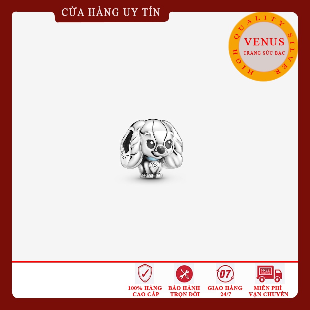 [Charm bạc 925 cao cấp] Charm cún tai dài- Mã sản phẩm VENUSCTD