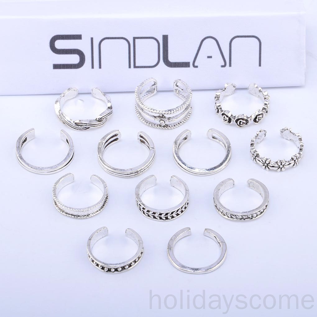 Set 12 Nhẫn Đeo Ngón Chân Thời Trang Nữ | BigBuy360 - bigbuy360.vn