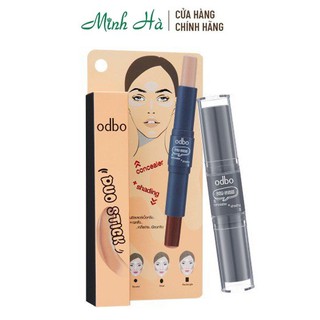Phấn tạo khối & che khuyết điểm 2 Đầu Odbo Duo Stick Concealer + Shading