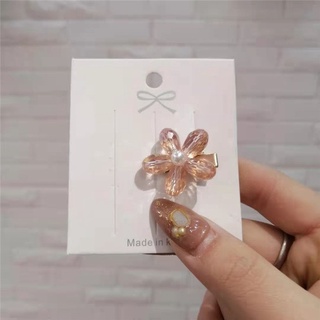 Kẹp Tóc Hình Hoa Đính Đá Pha Lê Phong Cách Hàn Quốc