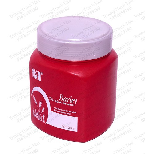 Ủ tóc lúa mạch Barley LK 1000ml 💞CHÍNH HÃNG💞hương thơm sang trọng nuôi dưỡng phục hồi tóc uốn, duỗi, nhuộm