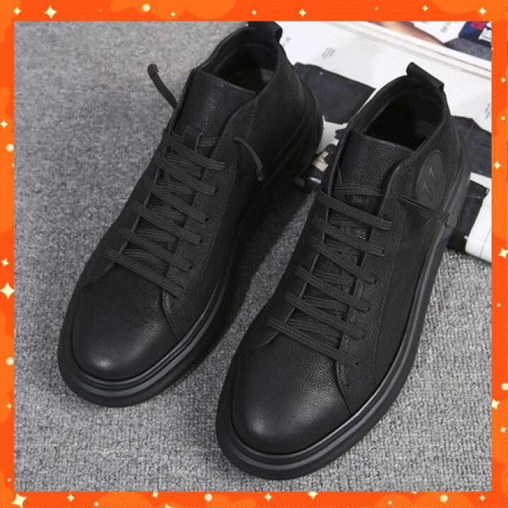 Giày Thể Thao Nam Cao Cấp - Giầy Sneaker Da Nguyên Tấm, Đế Cao Su, Tăng Chiều Cao GDN03 | BigBuy360 - bigbuy360.vn