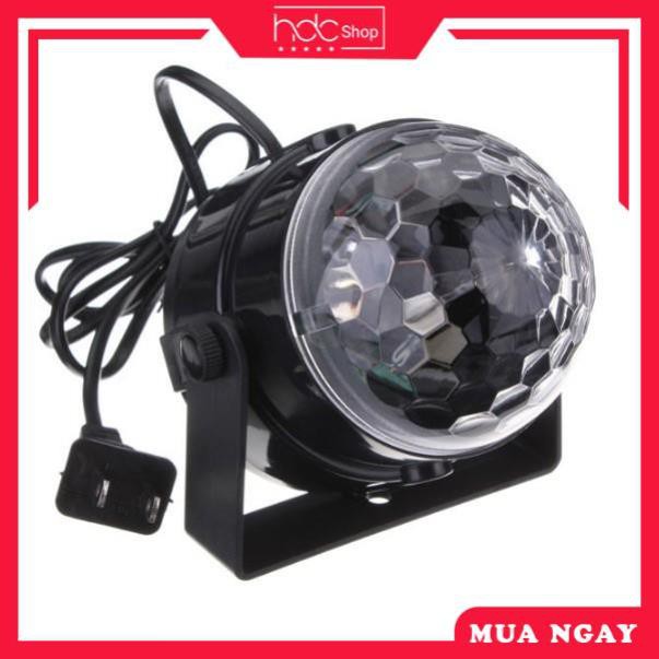 [GIÁ SỐC] [ Hàng loại 1 ] Đèn LED xoay 7 màu vũ trường cảm ứng nhạc mini