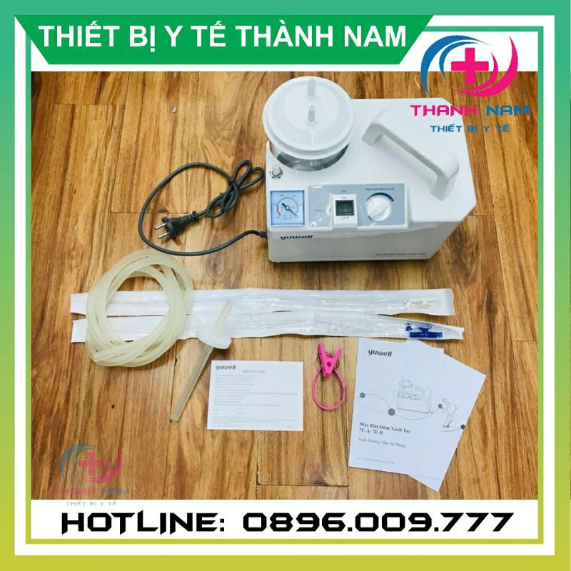 MÁY HÚT DỊCH Hút Đờm Mũi Họng 1 Bình Yuwell 7E-A