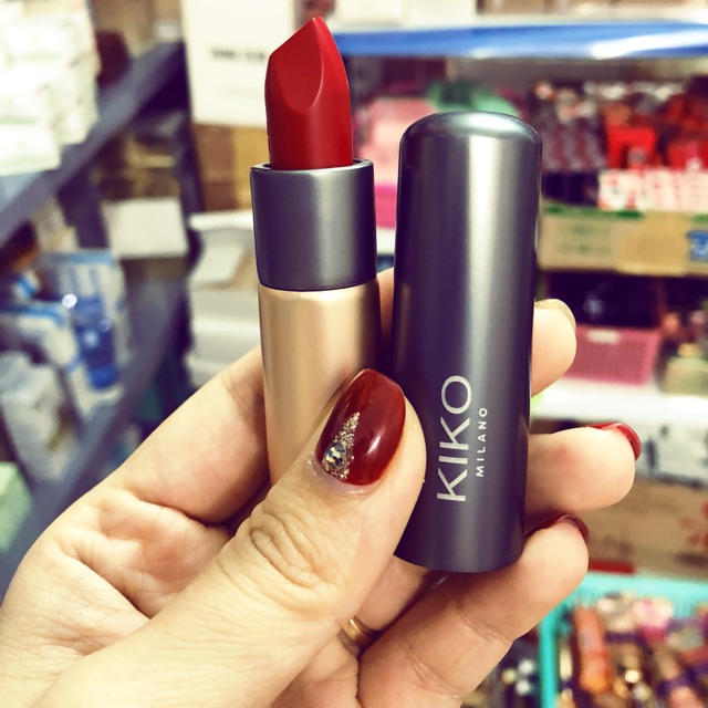 Son Kiko Velvet đỏ thuần bill Anh