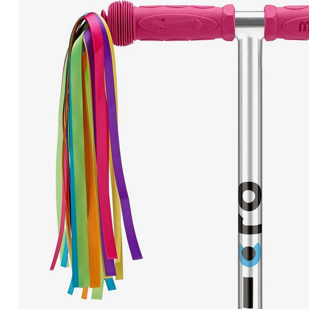 Set 2 Dây Tua Rua Nhiều Màu Trang Trí Tay Lái Xe Đạp/Xe Scooter Cho Bé