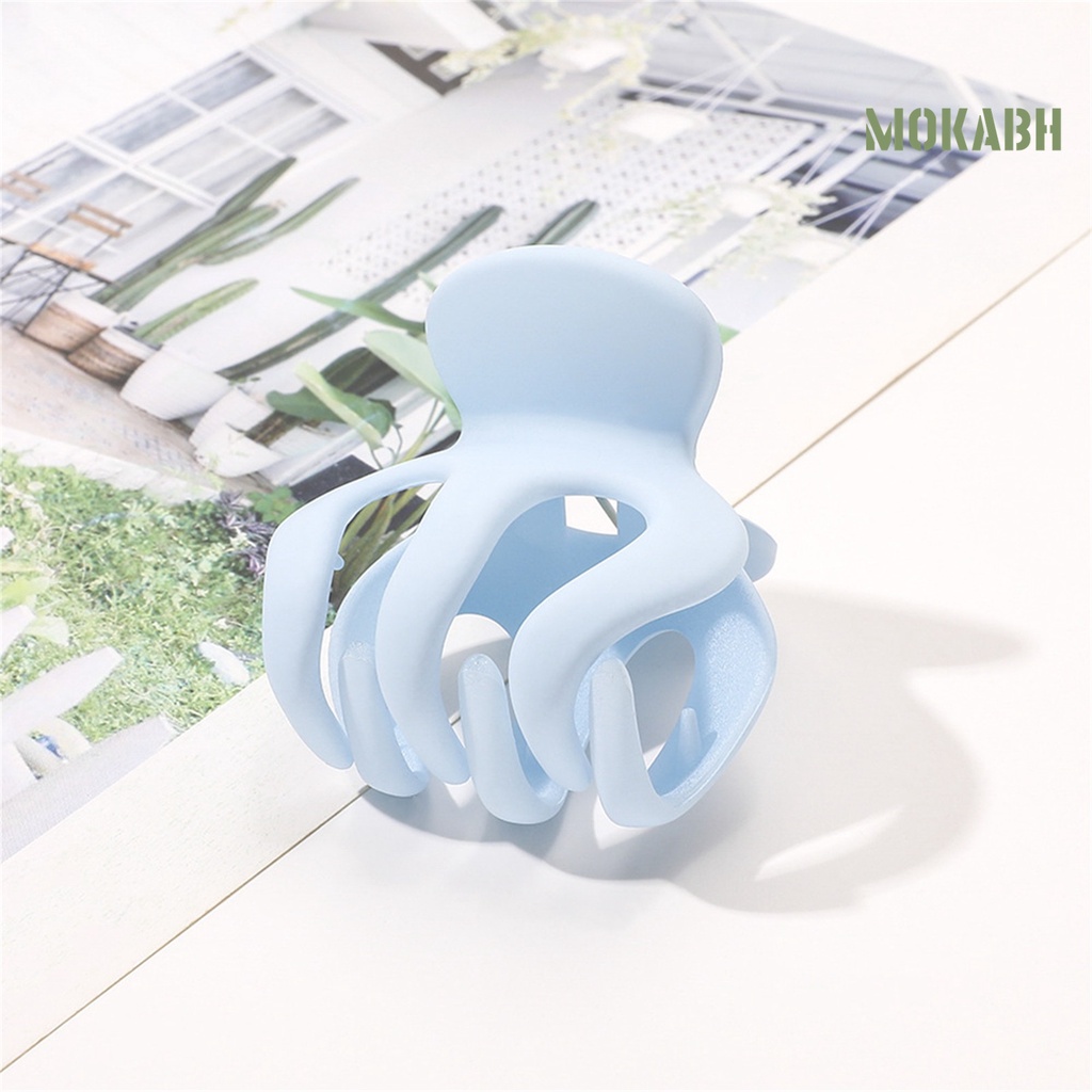 Kẹp Tóc Dạng Móng Vuốt Màu Trơn Đơn Giản Chống Trượt Chống Rơi