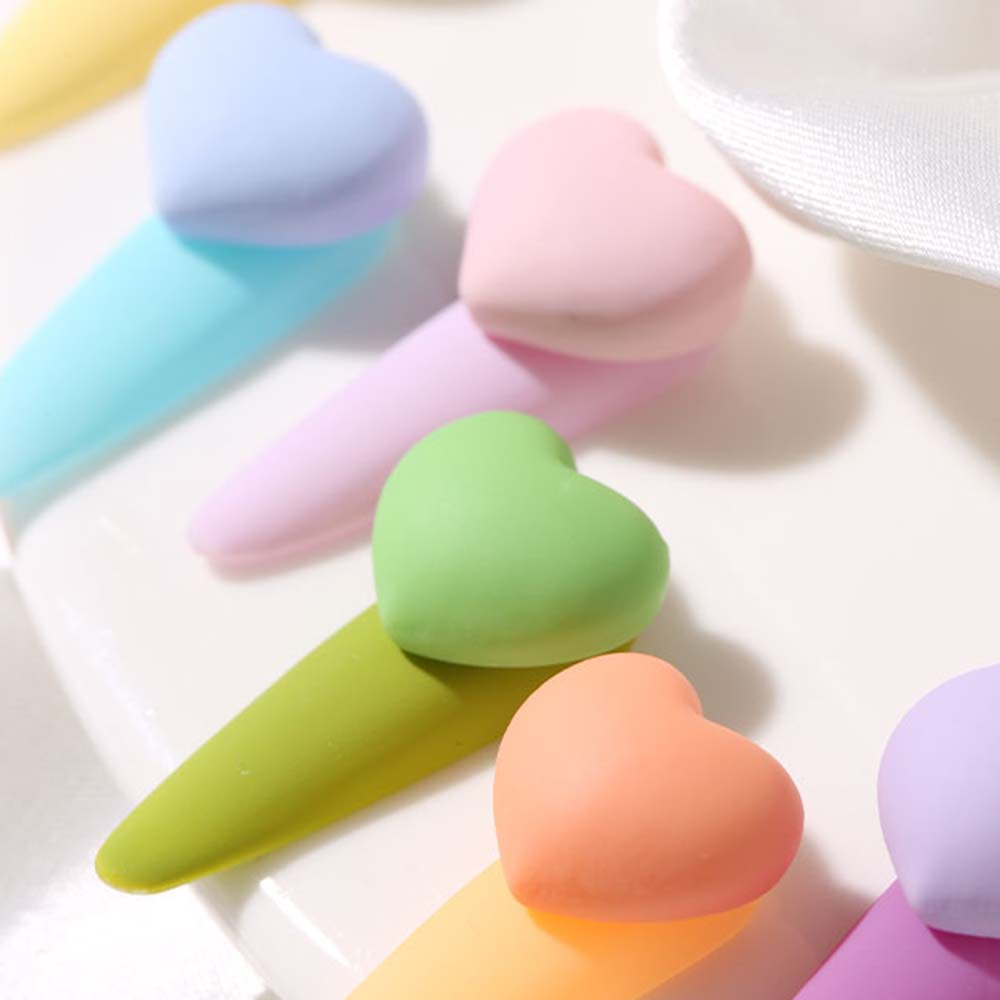 [Hàng mới về] Phụ kiện trang trí móng tay hình trái tim ba chiều thời trang Nhật Bản