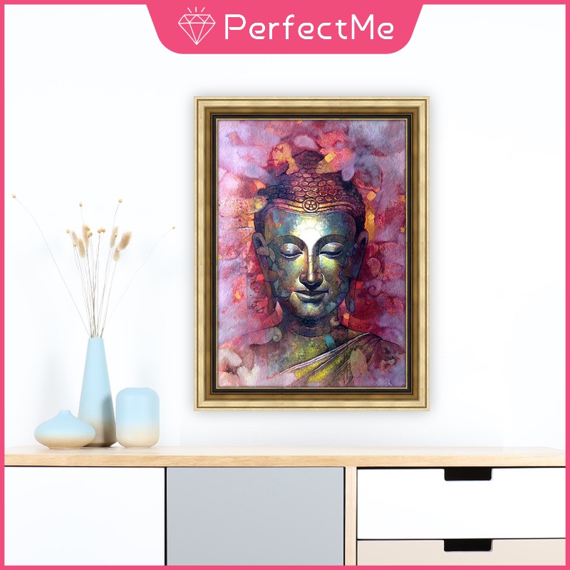 Bộ tranh đính đá 5D tự làm hình Phật trang trí nhà cửa