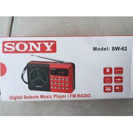 Loa nghe nhạc đa năng SONY SW-61, đọc USB, thẻ nhớ,  Đài FM radio