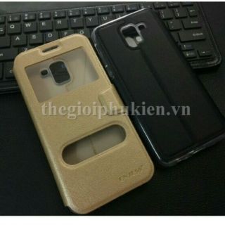 Bao da samsung galaxy j6 2018 hiệu onjess lưng silicon