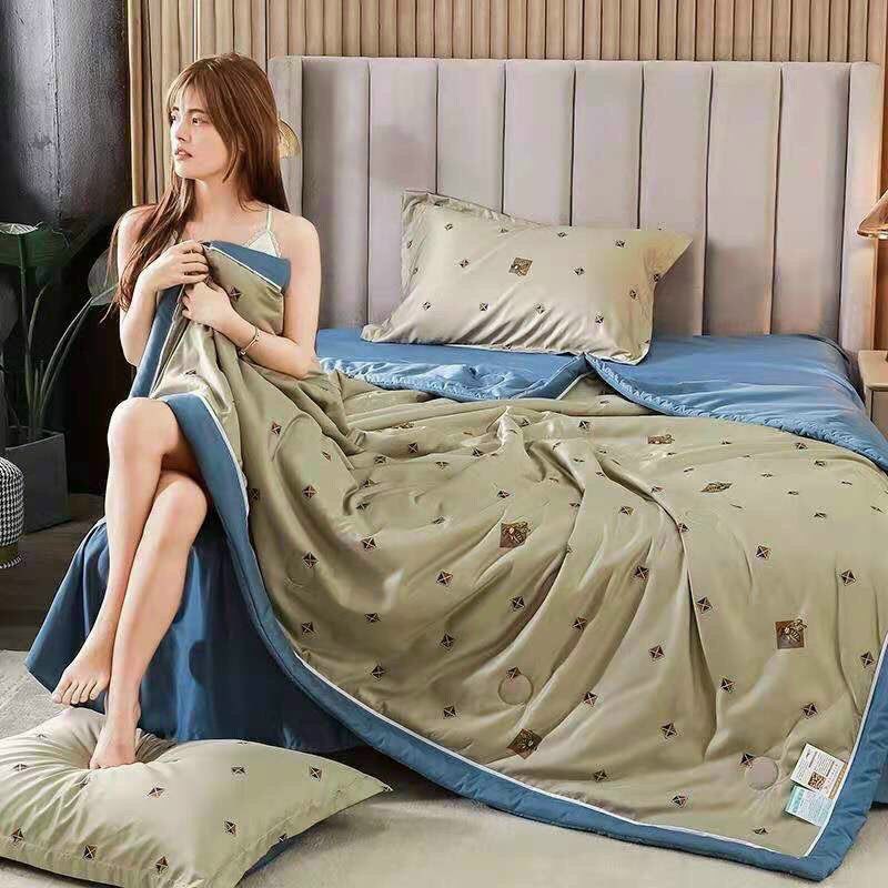 Chăn hè lụa Thái lạnh loại CAO CẤP 2m3*2m - Chăn Tencel