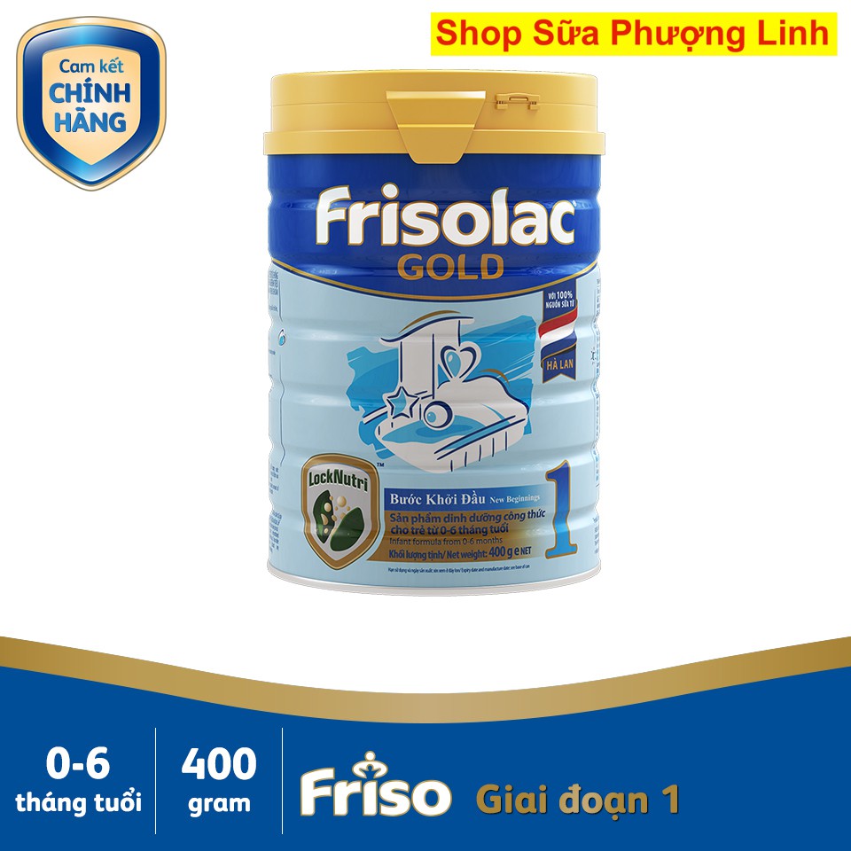 Sữa bột FRISOLAC GOLD 1 400G