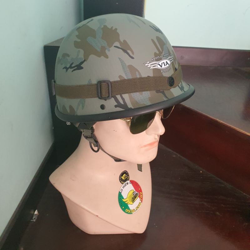 Nón bảo hiểm linh ViA Camo 2021