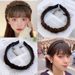 Băng Đô Tóc Giả Thắt Bím Có Răng Chống Trượt