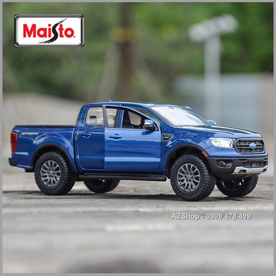 Xe Mô Hình Kim Loại Bán Tải Ford Ranger - Tỉ Lệ 1:27 - Maisto