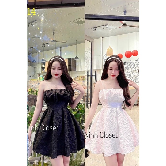 ĐẦM ĐI TIỆC HAI DÂY NGỌC CÚP NGỰC SANG CHẢNH