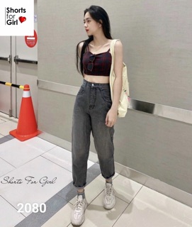 Quần Baggy Xám Đen