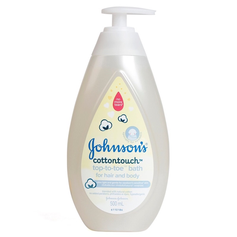 TẮM GỘI Johnson’s Top-To-Toe Baby Bath 500ml