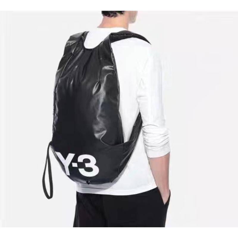 Túi Đeo Trước Ngực Màu Đen In logo Y3 Thời Trang Cá Tính