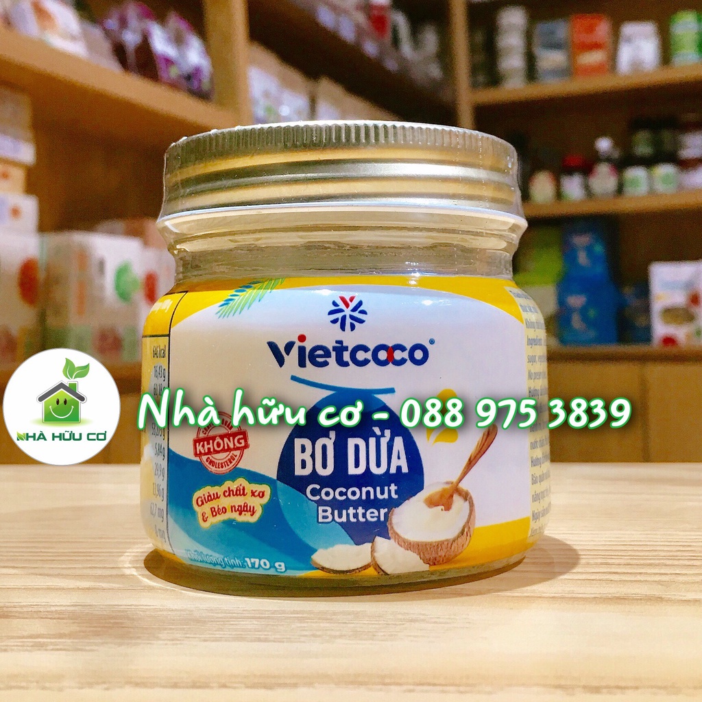 BƠ DỪA Vietcoco 170g - ngọt tự nhiên, giàu chất xơ... tốt cho sức khỏe - Date: 26/12/2023 - Nhà hữu cơ
