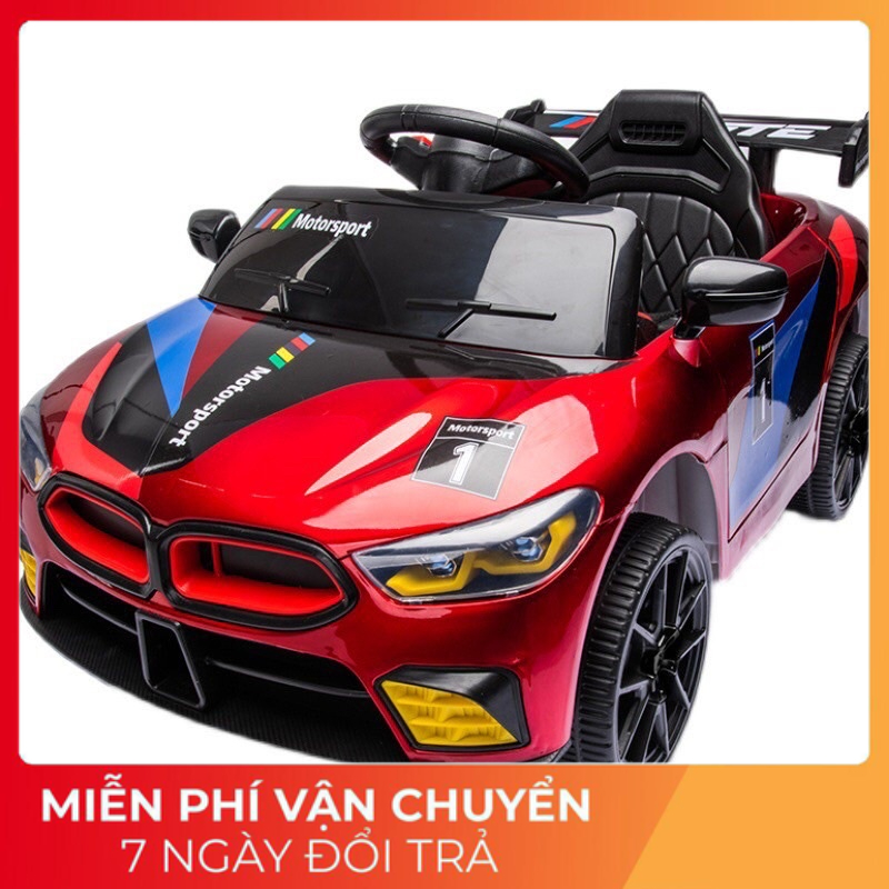Xe Ôtô điện trẻ em 808 kiểu dáng BMW bé tự lái có điều khiển từ xa , lỗi 1 đổi 1C
