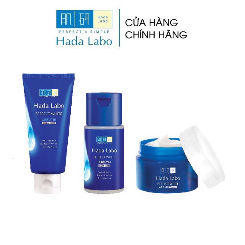 Combo bộ sản phẩm dưỡng trắng da Hadalabo Perfect white | BigBuy360 - bigbuy360.vn