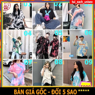 ⚡️ RẺ VÔ ĐỊCH ⚡️ ÁO THUN KIỂU NAM NỮ - ÁO THUN LOANG ĐẸP PHỐI MÀU GIÁ RẺ FOM RỘNG VẢI DÀY