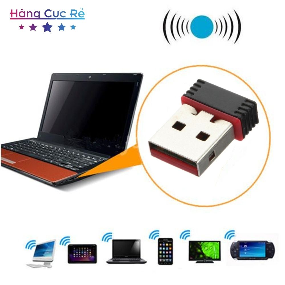 Usb thu wifi mini 300mbps 802.11n Không anten – Shop Hàng Cực Rẻ