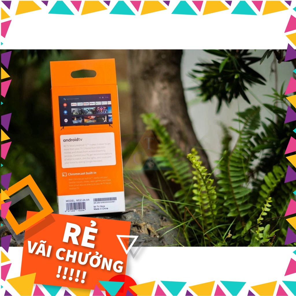 RẺ THÔI DỒI Xiaomi Mi TV Stick Android Tv box nước ngoài tìm tòi tiếng nói Tiếng Việt