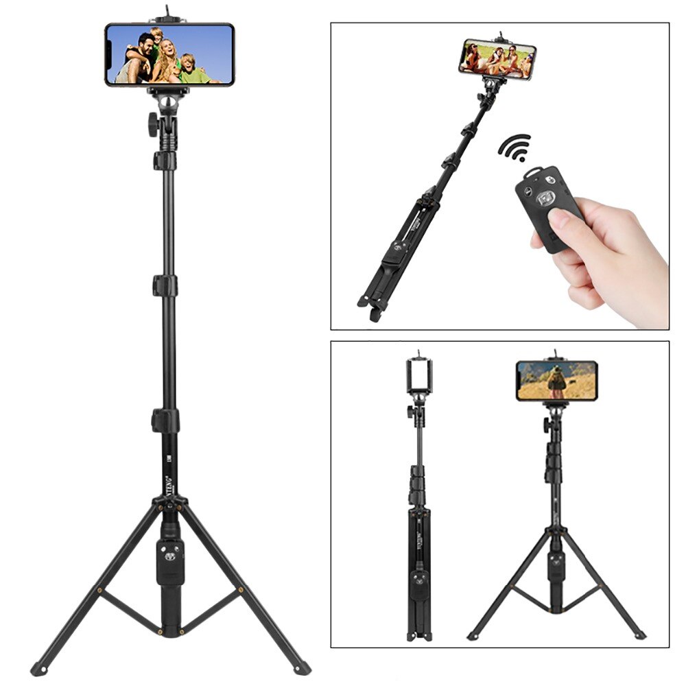 Gậy Tự Sướng Yunteng, Yunding 1388 Kèm Chân Đế 2in1 Vừa Làm Gậy Selfie Vừa Làm Tripod