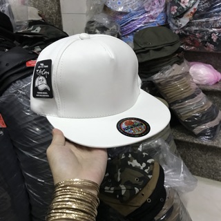Nón hiphop,nón Snapback Da trơn