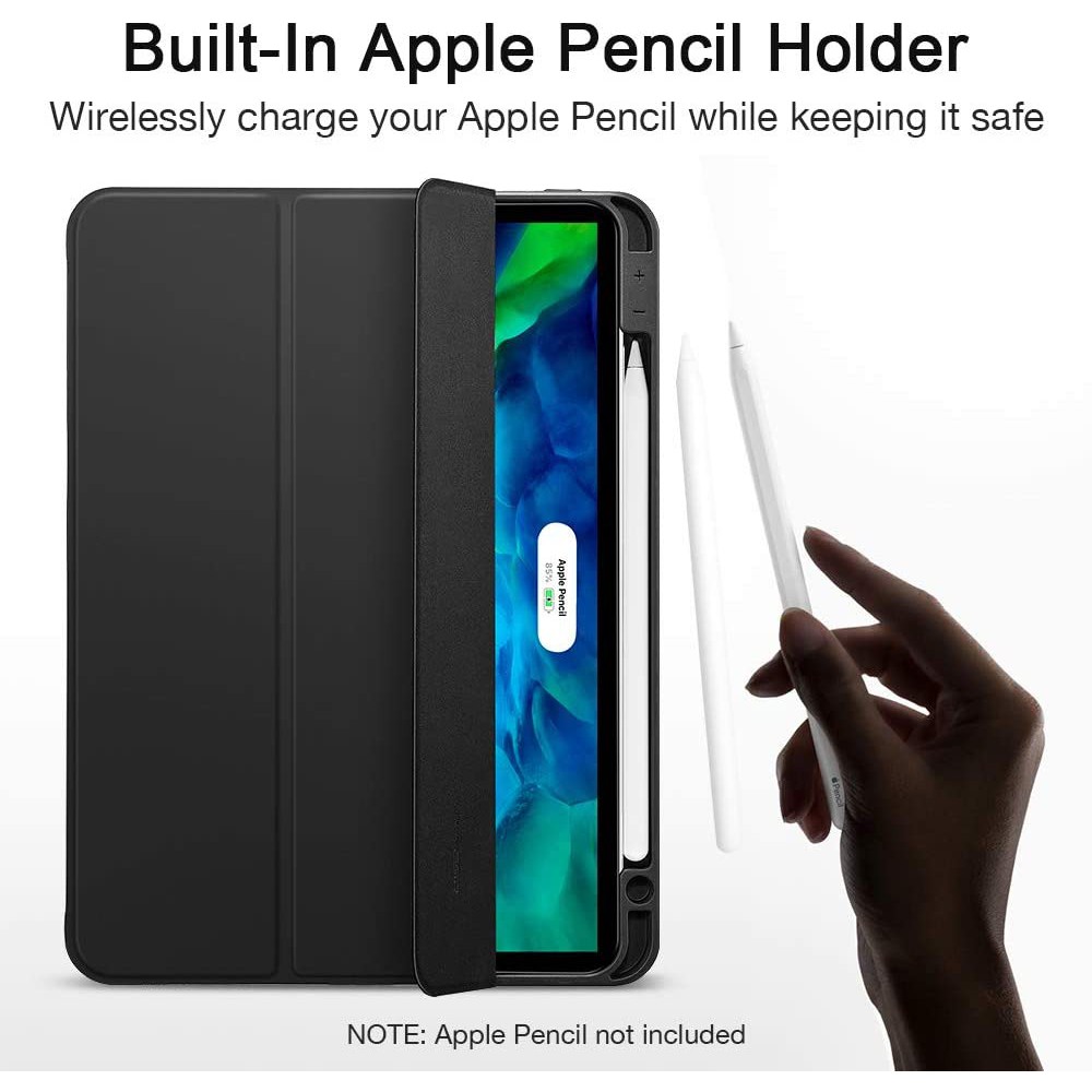 Bao da iPad Pro 11 2020  / iPad Pro 12.9 2020  ESR Rebound Pencil Holder (Có khe cắm bút Apple Pencil)