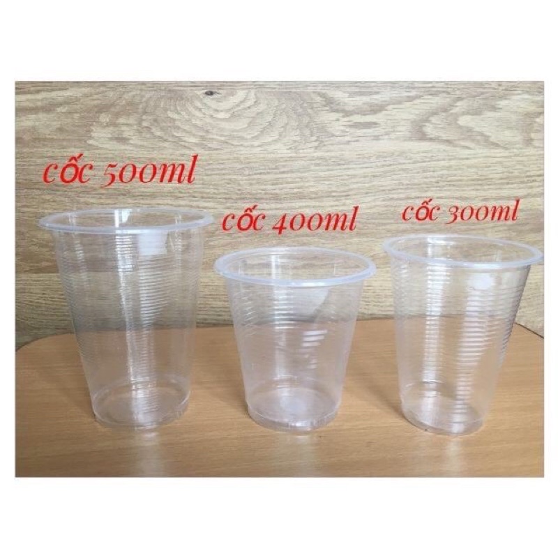 Cốc nhựa dùng một lần đựng các loại nước uống, đựng canh, đựng cháo giá rẻ chịu nhiệt đủ kích cỡ
