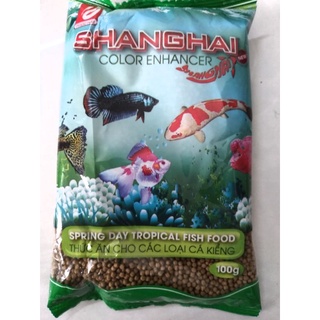 Thức ăn cho các loại cá kiểng Shanghai ( loại hạt ) 100g