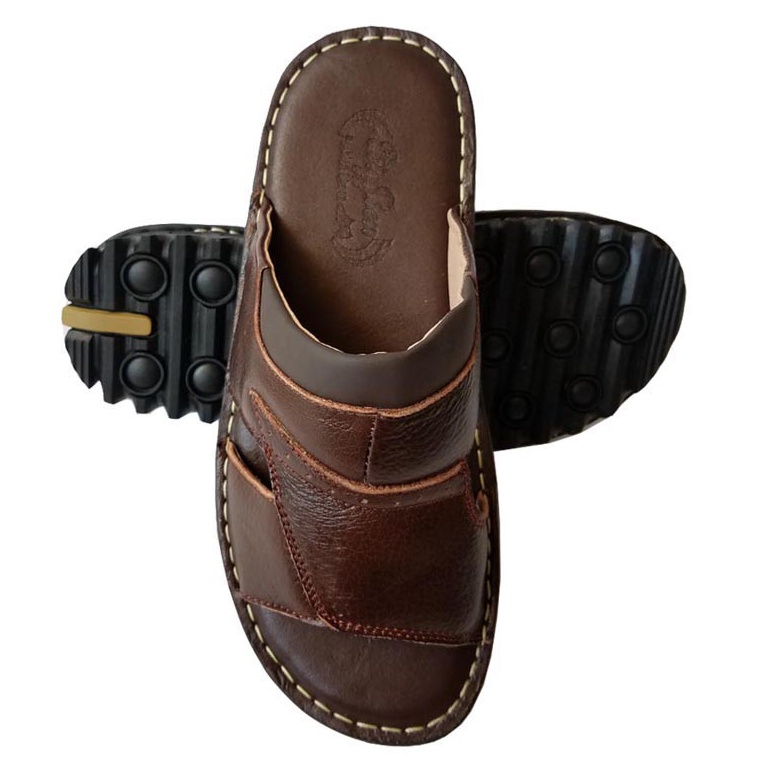 Dép Nam BIGBEN May Đế Da Bò thật DN26