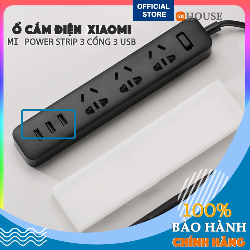 TẶNG CÓC | Ổ cắm Xiaomi ZMI Power Strip 6 cổng 2 USB CX05 - Ổ cắm điện Xiaomi Mi Power Strip 6 cổng 3 USB ZMI CX05