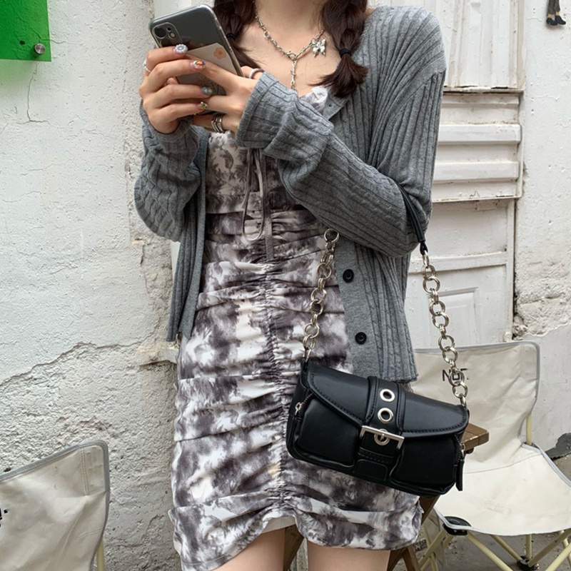 Youyo Túi Xách Da PU Đeo Vai / Xách Tay Mini Có Khóa Kéo Thời Trang Cho Nữ