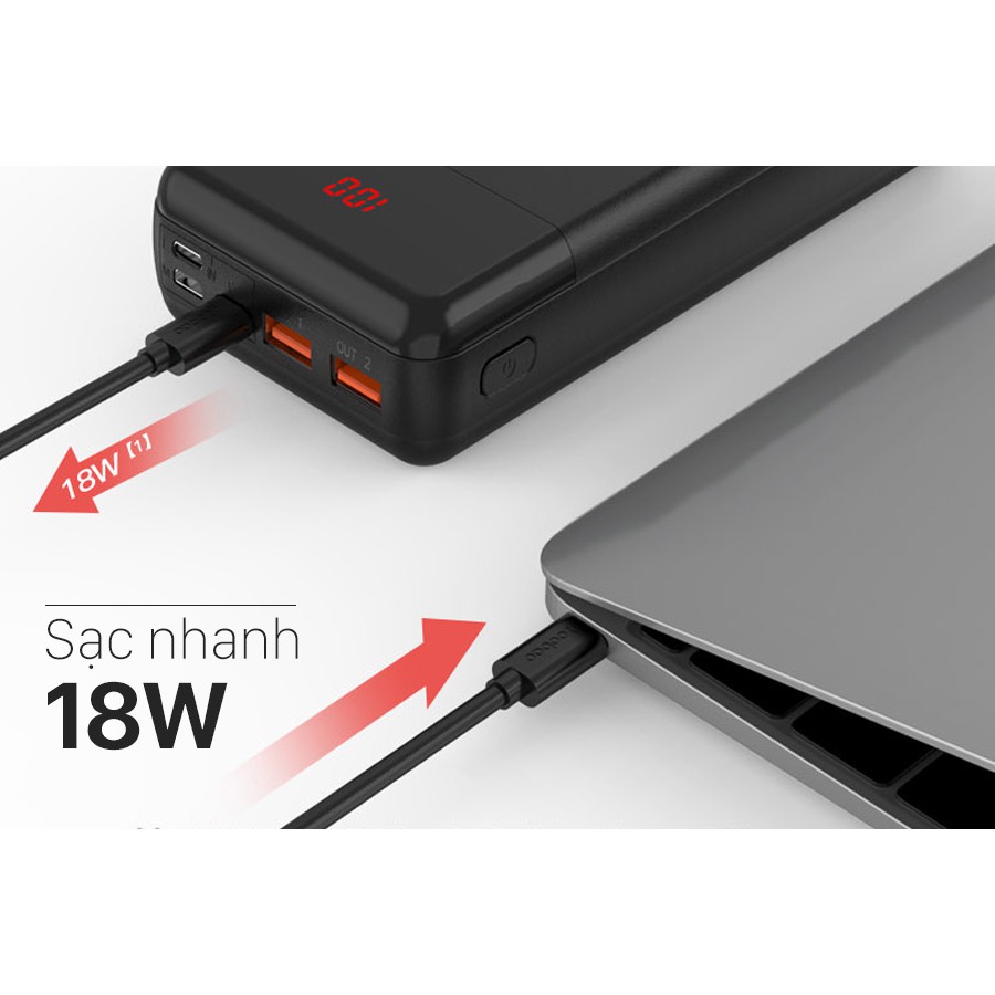 PIN SẠC DỰ PHÒNG HỖ TRỢ SẠC NHANH 30W-PD 30000MAH/L30Q 30000MAH 20W CHO ĐIỆN THOẠI/LAPTOP/MÁY TÍNH BẢNG