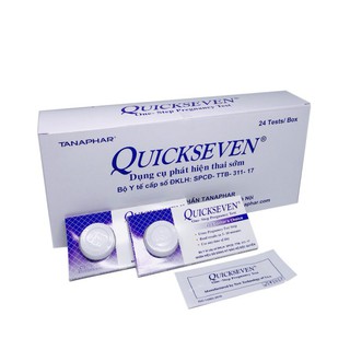 [CHÍNH HÃNG] Que thử thai nhanh Quickseven (Hộp 1 Que)