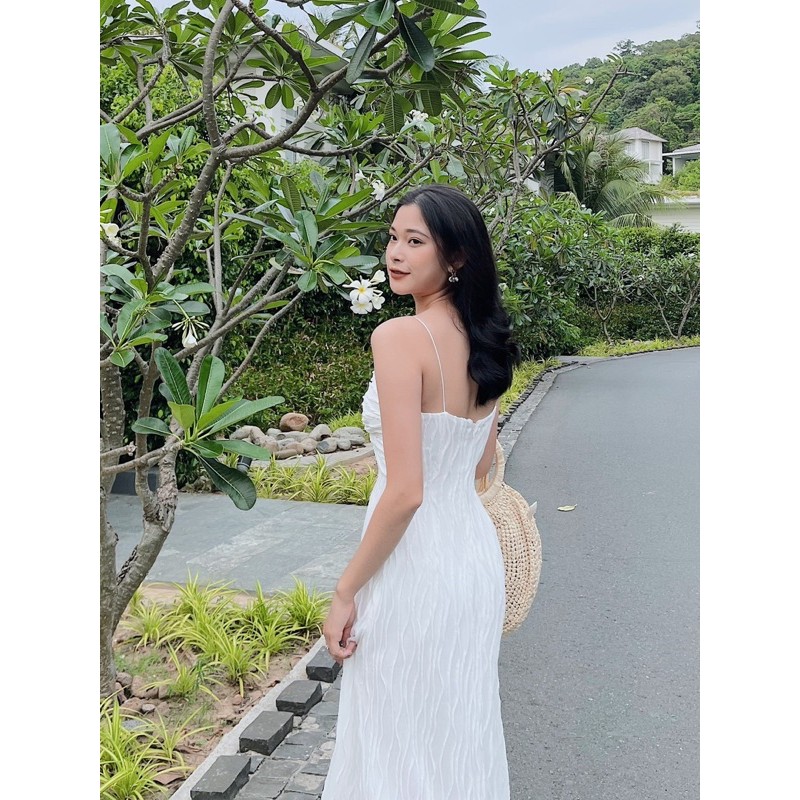 Đầm maxi dây xoắn ngực , Peace House Clothing