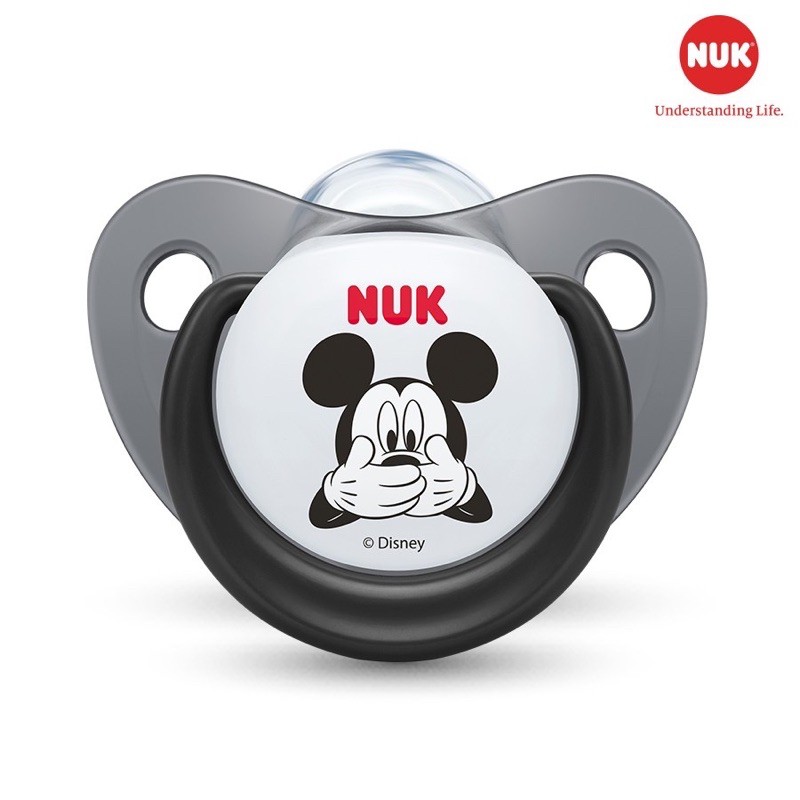 Bộ 2 ti giả NUK sleeptime Disney, Mickey silicone Plus