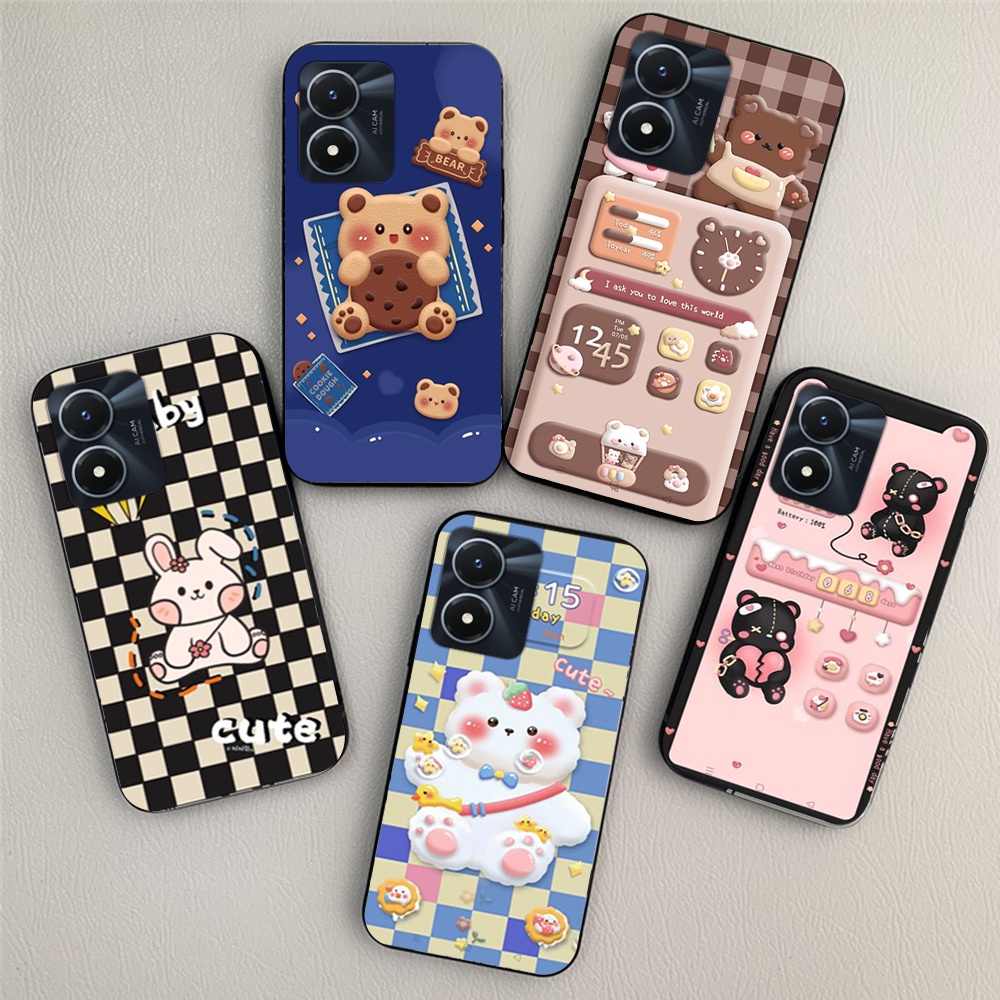 Ốp lưng điện thoại vivo y02s / y01 / vivo y02 / vivo y02t in hình gấu nâu vô cùng đáng yêu