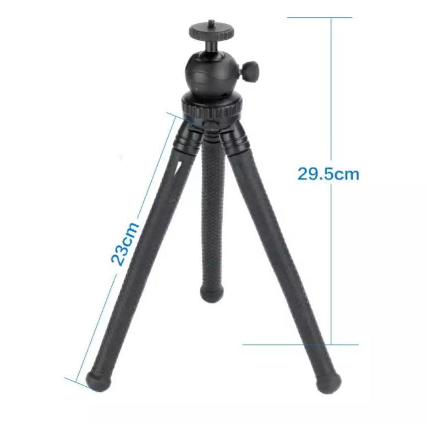 Giá đỡ điện thoại/máy ảnh Selfiecom MT04 dạng tripod 3 chân bạch tuộc uốn dẻo