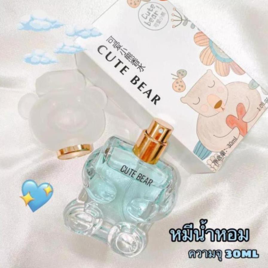 Nước Hoa Nữ Cute Bear chú Gấu Bear mini 30ml.Mùi hương quyến rũ,bật mùi thơm đặc trưng của Bạn.Tặng kèm 1 Túi Gấu.