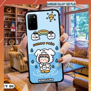 Ốp Samsung Galaxy S20 Plus - lưng nhám viền dẻo ngộ nghĩnh